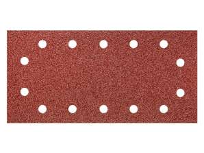Papier abrasif auto-agrippant 115 x 230 mm. K40. 5 pièces.. avec trous