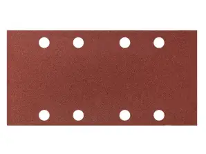 Schleifpapier mit Klettverschluss 93 x 185 mm. K240. 5 Stück. mit Löchern