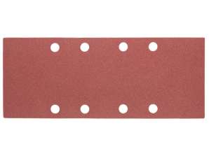 Smilšpapīrs 93 x 230 mm. K100. 5 gab. ar caurumiem