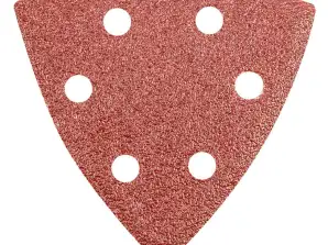 Papier de verre delta autocollant 93 x 93 mm K 60  5 pièces avec trous