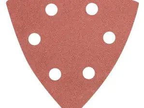 Papier abrasif delta auto-agrippant 93 x 93 mm K 240  5 pces. avec trous