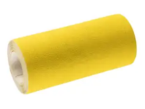 Papier de verre en rouleau. 2,5 m x 115 mm. K80