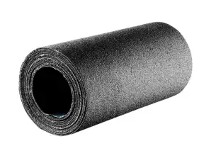 Papier de verre en rouleau. 2,5 m x 115 mm. K100