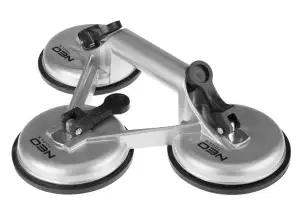 Drievoudige aluminium zuignap 150 kg