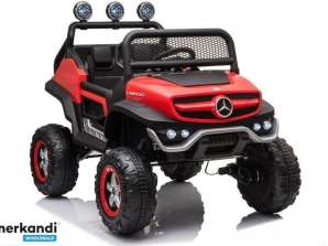Mercedes Unimog S batteriebetriebenes Fahrzeug rote Lackierung