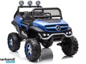Mercedes Unimog S Batteriefahrzeug blau lackiert