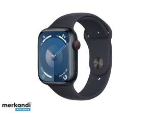 Apple Watch S9 sulam. 45mm GPS Cellular Midnight Sport Band M/L MRMD3QF/A