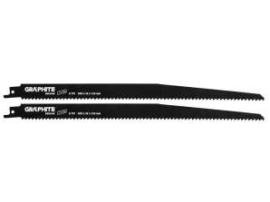 HCS reciprozaagblad 300 x 19 x 1.25 mm 6TPI set van 2 stuks