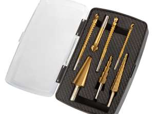 Step drills reamers milling drill bit countersink set 7 pcs.
