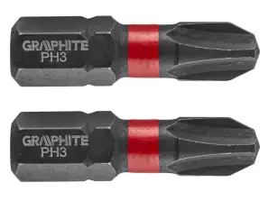 Impact bits PH3 x 25 mm. 2 st.