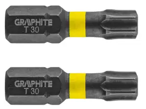 Bitschraube TX30 x 25 mm. 2 Stück.