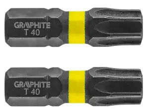 Embouts de choc TX40 x 25 mm. 2 pièces.