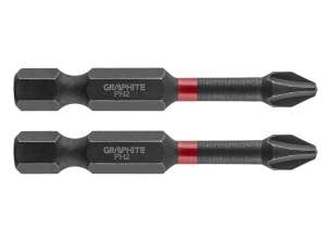 Schlagbohrer PH2 x 50 mm. 2 Stk.