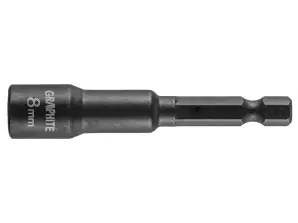 Douille d'impact. Magnétique 8 x 65 mm