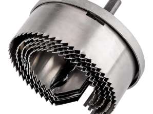 Scies cloches pour bois 60 95 mm. h 40 mm. set de 5 pièces