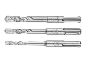 Betongborrsett SDS Plus. quatro. sett med 3 stk. 6. 8. 10 x 110 mm