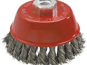 Проволочная щетка торцевая 65 мм x M14. INOX