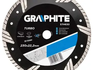 Diamantzaagblad 230 x 22.2 mm. turbo