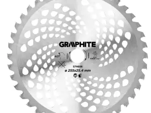 Hardmetallskive til bensindrevet gressklipper 255 x 25,4 mm 40 Z for busker