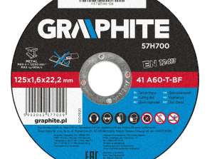 Snijdisc voor metaal 125 x 1.6 x 22 mm. 41 A60 T BF