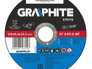 Schuurwiel voor metaal 125 x 6.4 x 22.2 mm. 27 A30 S BF