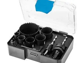 Hullsager bi metall Co8 19.25.30.35.40.68 mm . Sett med 9 stk.