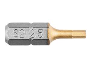 Bitsett HEX2.5 x 25 mm. 2 stk.