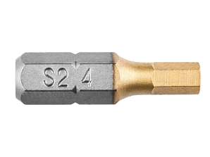 Skrujernspisser HEX4.0 x 25 mm. 2 stk.