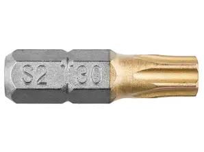 Embouts de visseuse TX30 x 25 mm. 2 pièces.