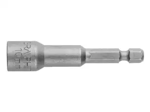 Magnetische bit 10 x 65 mm. schacht 1/4