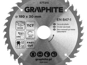 TOP 57T215 Kreissägeblatt. Widiowa. 180 x 30 mm. 40 Zähne