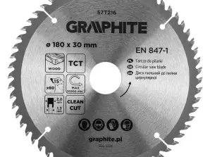 TOP 57T216 Kreissägeblatt. Widiowa. 180 x 30 mm. 60 Zähne
