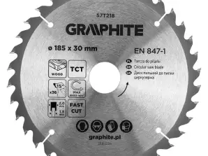 TOP 57T218 Kreissägeblatt. Widiowa. 185 x 30 mm. 36 Zähne