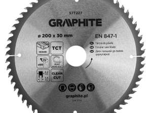 TOP 57T227 Kreissägeblatt. Widiowa. 200 x 30 mm. 60 Zähne