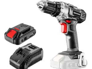 Perceuse-visseuse sans fil Energy  18V  Li Ion  mandrin 10 mm  batterie 2Ah  chargeur  boîte