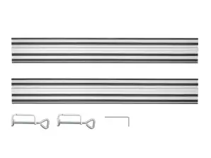 TOP 58G023 732 Guide rails 2 x 700 mm. connector. 2 terminals
