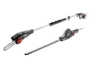 Tuingereedschap met steel 2-in-1 - kettingzaag en heggenknipper Energy 18V, zonder accu