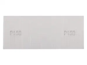 Weißes Schleifnetz 115 x 280 mm. P150