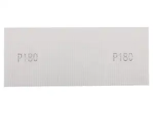 Weißes Schleifnetz 115 x 280 mm. P180