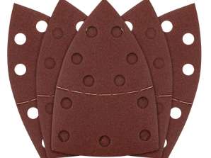 Velcro-Schleifpapiere. Eisen 102 x 152 mm. P150. 5 Stk. mit 11 Löchern