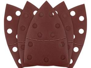 Velcro-Schleifpapiere. Eisen 102 x 152 mm. P220. 5 Stk. mit 11 Löchern