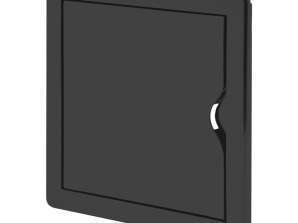 Inspektionsklappen 15/15, schwarz