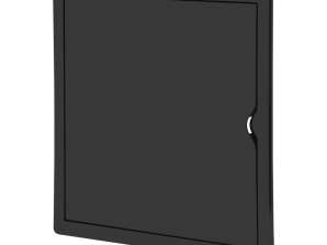 Revisionstür 25/25. schwarz