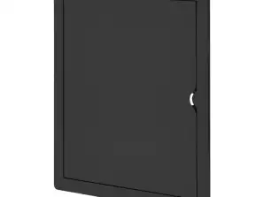 Revisionsklappen 25/30, schwarze Farbe