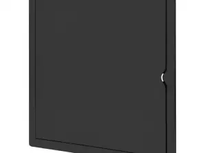 Revisionsklappen 35/35, schwarze Farbe