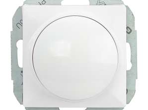 LED Drehdimmer Pearl. 230V. 50Hz. Pmin:3W. Pmax:35W. SO 1P/LED. weiß