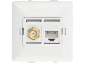 TV/F RJ45/P. beyaz