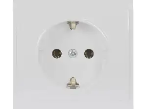Tekli priz p/t 2P Z. Schuko Luna. 16A. 250V. PT 17L. beyaz