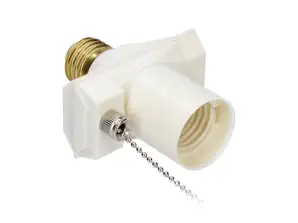 Lamp holder OPW E 27 with switch