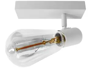 RIO SP 1. wand- en plafondlamp, E27 max. 60W, IP20, wit